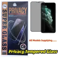 Privatsphäre 9d Full Cover Anti Spy Tempered Glass Screen Protector für iPhone 14 13 12 11 Pro Max XS XR 8 7 6 Samsung S22 plus A13 A23 A33 A53 A73 A12 A32 A42 A52 A72 A21 A30 A02CORE