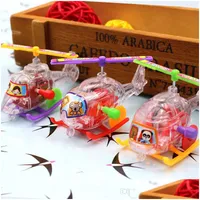 Wind-Up Toys New Fun Mini Winding Transparent Small Aircraft Spring Classics Outdoor Clockwork Wind Up Gift Drop Delivery Gifts Novel Dh0Fc