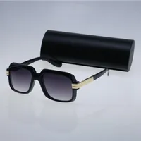 여성 판매 607 선글라스 여성 패션 금속 안경 UV400 태양 안경 큰 크기 선글라스와 Box246a