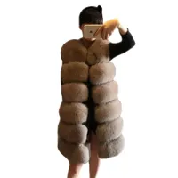 2020 New Fashion Faux Fur Coat Winter Women Casual Slim Sleeveless Fake Fur Vest Jacket Casaco Feminino Plus Size 4XL X68255w