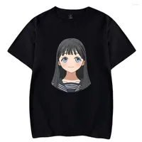 Men's T -skjortor Wawni Akebis Sailor Uniform Shirt Streetwear Pullover Cosplay Tops Tees Anime Clothes Unisex Short Sleeve Harajuku