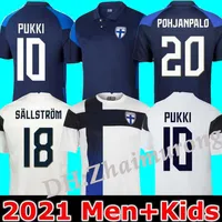 2021 Finlandiya Milli Takım Erkek Futbol Forması Pukki Skrabb Raitala Pohjanpalo Kamara Sallstrom Jensen Lod Eve Futbol Shir257G
