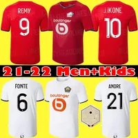2021 2022 LOSC Lille soccer jerseys DAVID FONTE BURAK YAZICI football shirts 21 22 JIKONE T WEAH L ARAUJO maillots Adult Kids Kit316V