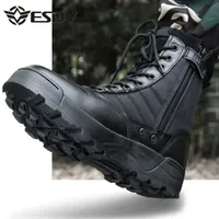 Boots Men's Military Boots Combat Mens Ankle Boot Tactical Big Size 3646 SWAT Army Boot Male Shoes Work Safety Shoes Motocycle Boots 230228