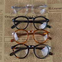 Miltzen Gläser Rahmen klare Linse Johnny Depp Brille Myopia Brille Retro Oculos de Grau Männer und Frauen Myopia Brille Rahmen241g