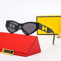 Gafas de sol de moda Luxury Cat Eye Gafas para mujer Goggle Goggle Eyeglases 8 Colores Adumbrales