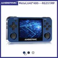 Portable Game Players Anbernic RG351MP Portable Game Player Pocket Game Machine 3.5 Inch IPS Screen Support PS1 Games External Wifi 64G 2400 Games 230228