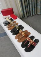V Frau Sandalen Flip Flops für Frauen hochwertiger stilvoller Slipper-Modesklassiker Sandal Slipper Flat Schuhe Schleife EU 35-44