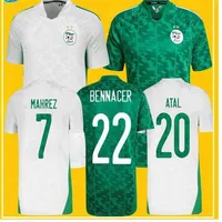 customized 21-22 Algeria 7 MAHREZ 10 FEGHOULI 13 SLIMANI 8 BELAILI 20 ATAL Thai Quality Custom Soccer Jerseys shirts wear Dropship340T