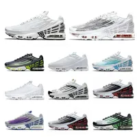 Discount Tn Plus 3 Tuned Men Sports Shoes tns Laser Blue White Red Aquamarine Obsidian Hyper Violet Deep Parachute Ghost Green Triple Black Leather Trainer Sneakers