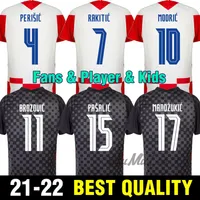 Thailand 2021 Croacia Men kids Croazia Soccer jerseys 20 21 maillots de foot Croatie MODRIC PERISIC RAKITIC MANDZUKIC KOVACIC KI300h