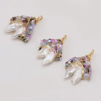 Naszyjniki wiszące naturalne perły nieregularny kryształowy pącz butik Making DIY Fashion Charm Naszyjnik Akcesoria biżuterii