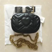 고품질 Marmont 핸드백 여성 허리 가방 디자이너 Marmont Waist Bag Fanny Packs Lady 's Belt Bags 여자 유명한 CH282U