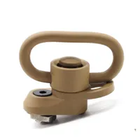 car dvr Other Auto Parts 1.25 Inch Swivel Loop Qd Tan Fde Sling Mount Base Fits Mlok Rail With Clever Hole For Snap Clip Hook Spring Drop De Dh3Jx