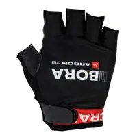 2015 Bora Argon 18 Pro Team Black Red Cycling Gloves Bike Bike Gicle Gel Shock Proight Sports Half Finger Glove220i