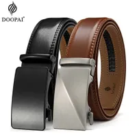 Belts DOOPAI Automatic Buckle Belt Genune Leather Luxury Brand Belts For Men Leather Strap Casual Business For Jeans Z0228