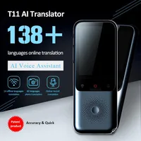 2020 New T11 Portable Audio Translator 138 Language Smart Translator Offline In Real Time Smart Voice AI Voice Po201q