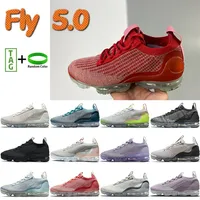 Newest Fly 5 0 Running Shoes FK Sneakers Team Red Triple Black Oreo Peach Pink Oatmeal Chilly Blue Aqua Hyper Royal Knit Men Train343b