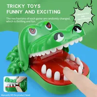 減圧おもちゃワニの歯のおもちゃの子供たちのためのゲームクロコダイル噛む指の歯科医ゲーム面白いおもちゃl230228