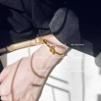 celi Designer jewelry bracelet minimalist knot celi Valentine's Day bracelet opening versatile ins 8ZVP
