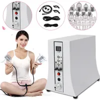 Portable Slim Equipment New Heating Breast Enlargement Vacuum Machine Metal Vacuum Cups Pumps Therapy Cupping Massager Butt Enhancer Buttock Lifting
