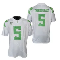 Formalar NCAA Koleji Oregon Futbol Ördekleri Futbol Jersey Kayvon Thibodeaux Yeşil Beyaz Boyut S-3XL Tüm dikişli nakış