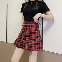 Оптовая продажа Red School Girl Skirt по низким ценам | DHgate