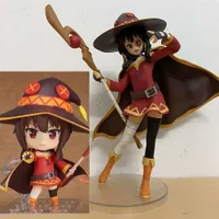 20cm filme konosuba megumin aqua anime figura bênção de deus sobre este  maravilhoso mundo kurenai densetsu aqua megumin figura de ação