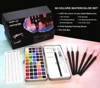 Oil Paintbrush Set Round Flat Pointed Tip Nylon Hair Artist