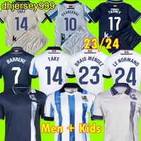 Real Sociedad 2023 2024 Soccer Jersey OYARZABAL X PRIETO PORTU TIERNEY  MERINO Football Shirt TAKE 23 24 Carlos Fernandez camiseta de futbol Men  kit