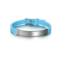 Charm Bracelets Bangle 2022 New Diy Private Customized Luminous Silicone Bracelet Female Personalized Letterable Hand Jewelry