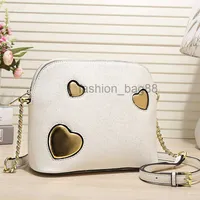 Messenger bag free fashion handbags european and american style color shell bag letter decorative shoulder bag chain pu leather 2022
