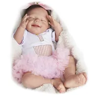 RSG Reborn Baby Doll 20 pollici Lifelike Nipato Sleele Sleep Girl Girl Vinyn Reborn Baby Doll Gift per bambini LJ201031237V