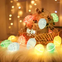 문자열 크리스마스 조명 침실 장식 색상 갈라진 계란 LED 라이트 라이트 웨딩 장식 화환 요정 Navidad Xmas Holiday Lighting