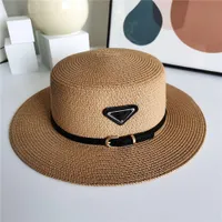 نساء الصيف القش القبعة أزياء أشعة الشمس حماية الشاطئ الشخصية القبعات واسعة الحافة مع الشريط