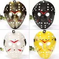 Masowe maski Jason Voorhees Mask Piątek 13. horror hokej przerażający kostium Halloween Cosplay Plastic Party Fy2931 GC0905