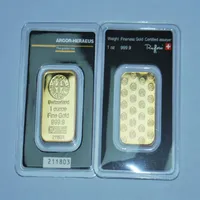 Prezent Niezależny numer seryjny pamiątki Gold Bar Collection Monety Australian 5 10 20 31 Grams Wysoka jakość Gilding Bullion299Q