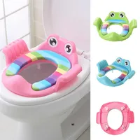 New Cute Baby Child Potty Toilet Trainer Seat Step Stool Ladder Adjustable Training Chair for 6 months to 5 year baby LJ2011102542