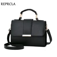 Evening Bags REPRCLA Summer Fashion Women Leather Handbags PU Shoulder Small Flap Crossbody for Messenger 220901