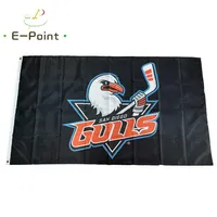 AHL San Diego Gulls Flag 3 5ft 90cm 150 cm Banner de poli￩ster Decoraci￳n Flying Home Gards Festive Gifts290p