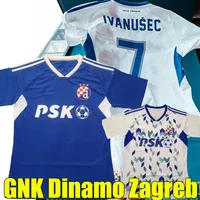 2022 2023 GNK Dinamo Zagreb Soccer Jerseys 22/23 Home Blue Away White Orsis Petkovc Peric Olmo Ademi Gojak Men Football Shirts Uniforms Thai Européen