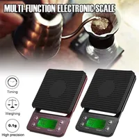 Measuring Tools 3kg 01g 5kg Coffee Weighing Drip Scale with Timer Digital Kitchen High Precision LCD s 220830