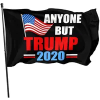 Cheap Anyone-But Trump-2020-Anti-Trump Banner USA Trump Flags 3x5ft Polyester Fabric Hanging National Festival Club 295I