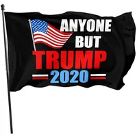 Cheap Anyone-But Trump-2020-Anti-Trump Banner USA Trump Flags 3x5ft Polyester Fabric Hanging National Festival Club 311G