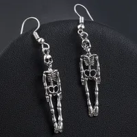 Stud Vintage Skull Skeleton Earring for Halloween Women Jewelry Party Gifts Fashion