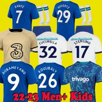 Chelsea CFC PULISIC ZIYECH HAVERTZ KANTE WERNER ABRAHAM CHILWELL MOUNT JORGINHO camiseta de fútbol 2022 2021 camiseta de fútbol chandal de la GIROUD 22 21 kit para hombres + niños