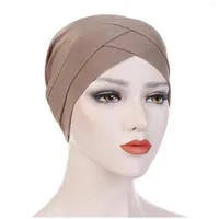 Bola de bolas sombrero musulmán cruz de lino turbante el estiramiento de tela de fondo de tela