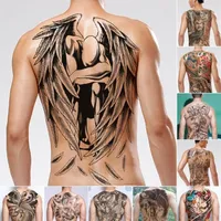 B3 Men tatuajes Flash Sticker chino Agua para 48x34cm Hombre Falso God impermeable C18122801 Tatuaje Tatto de transferencia de espalda temporal SQC2496