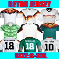 كأس العالم لكرة القدم جيرسي 1990 1992 1994 1998 1988 Germanys Retro Littbarski Ballack Klinsmann Matthias Home Shirt Kalkbrenner Jersey 1996 2004 Footall Kit