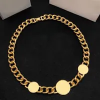 Fashion Gold Chains Necklace for Heren and Women Party Wedding Lovers Gift Hip Hop Sieraden met doos NRJ213C